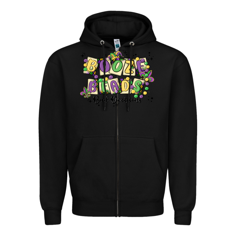 Booze Beads Zipper Hoodie by MaliasSmallBusiness | Teevron