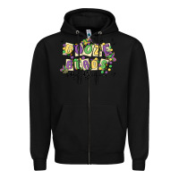 Black booze beads Zipper Hoodie - MaliasSmallBusiness