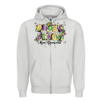 Dove Grey booze beads Zipper Hoodie - MaliasSmallBusiness