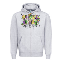 Heather Grey booze beads Zipper Hoodie - MaliasSmallBusiness
