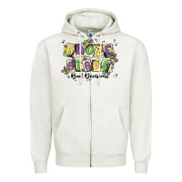 Oatmeal Heather booze beads Zipper Hoodie - MaliasSmallBusiness