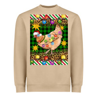 Mushroom Christmas Chicken Heavyweight Sweatshirt - Artiststas