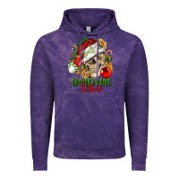 Cloud Purple Christmas Vibes Human Skull Vintage Hoodie - FaDigitalArtStudio