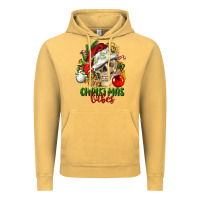 Vintage Mustard Christmas Vibes Human Skull Vintage Hoodie - FaDigitalArtStudio