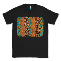 Black leopard gemstone brushstroke Classic Tee - AdoDesignShop