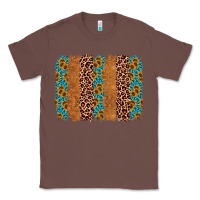 Chestnut leopard gemstone brushstroke Classic Tee - AdoDesignShop