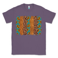 Lavender leopard gemstone brushstroke Classic Tee - AdoDesignShop