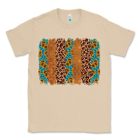Mushroom leopard gemstone brushstroke Classic Tee - AdoDesignShop
