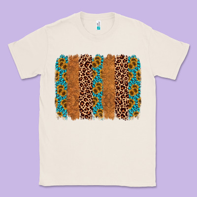 Leopard Gemstone Brushstroke Classic Tee Designed By Adodesignshop