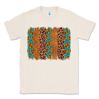 Natural leopard gemstone brushstroke Classic Tee - AdoDesignShop