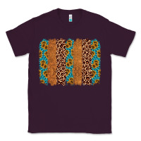 Plum leopard gemstone brushstroke Classic Tee - AdoDesignShop