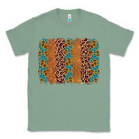 Sage leopard gemstone brushstroke Classic Tee - AdoDesignShop