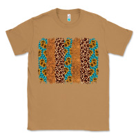 Toasted Coconut leopard gemstone brushstroke Classic Tee - AdoDesignShop