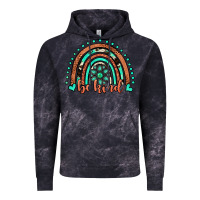Cloud Black be kind western turquoise rainbow Vintage Hoodie - JahusDesignShop