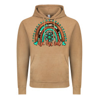 Be Kind Western Turquoise Rainbow Vintage Hoodie | Teevron