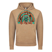 Vintage Coffee be kind western turquoise rainbow Vintage Hoodie - JahusDesignShop