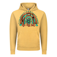 Vintage Mustard be kind western turquoise rainbow Vintage Hoodie - JahusDesignShop