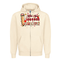 Sandshell little miss 100 days smarter Zipper Hoodie - MaliasSmallBusiness