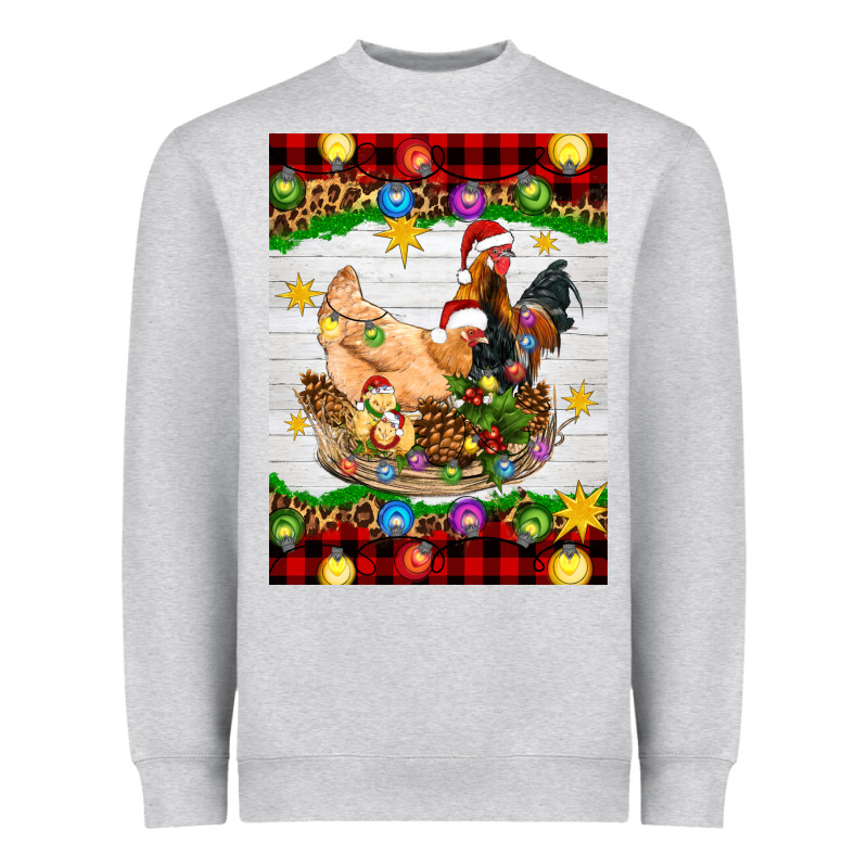 Christmas Coop Animals Heavyweight Sweatshirt by Artiststas | Teevron