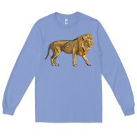 Colony Blue lion Long Sleeve Tee - LillyAllenDesigns