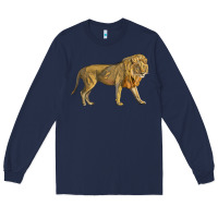 Navy lion Long Sleeve Tee - LillyAllenDesigns