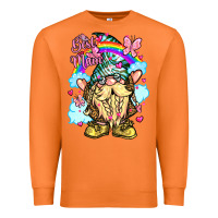 Carrot best mom gnome rainbow clouds butterfly glitter Premium Sweatshirt - LillyAllenDesigns