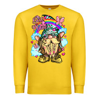 Lemon best mom gnome rainbow clouds butterfly glitter Premium Sweatshirt - LillyAllenDesigns