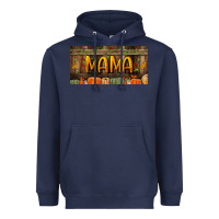 Navy mama license plate Heavyweight Hoodie - BundleAndBundleShop