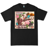 Black yeehaw western Premium Tee - Zillion Design Studio