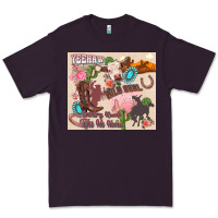 Plum yeehaw western Premium Tee - Zillion Design Studio