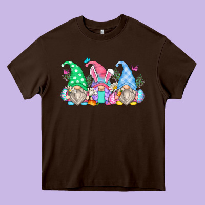 Easter Gnomes Heavy Core Tee Designed By Zillion Design Studio