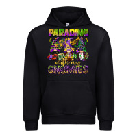 Black parading with my gnomies mardi gras Urban Hoodie - CowGirlArtShop