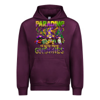 Mauve Wine parading with my gnomies mardi gras Urban Hoodie - CowGirlArtShop