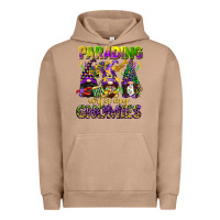 Pigment Burro parading with my gnomies mardi gras Urban Hoodie - CowGirlArtShop
