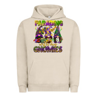 Pigment French Oak parading with my gnomies mardi gras Urban Hoodie - CowGirlArtShop