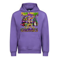 Tulip parading with my gnomies mardi gras Urban Hoodie - CowGirlArtShop