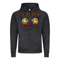Vintage Black teacher of duty Vintage Hoodie - CowhideDigitalArt