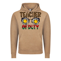 Vintage Coffee teacher of duty Vintage Hoodie - CowhideDigitalArt