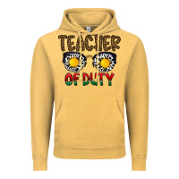 Vintage Mustard teacher of duty Vintage Hoodie - CowhideDigitalArt