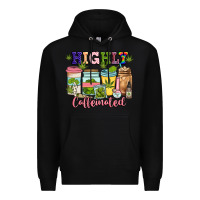 Black highly caffeinated Premium Hoodie - JahusDesignShop