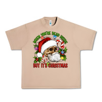 Burro When You're Dead Inside But It's Christmas Hippie Skeleton Santa Urban Heavy Tee - Artiststas