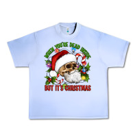 Grape Ice When You're Dead Inside But It's Christmas Hippie Skeleton Santa Urban Heavy Tee - Artiststas