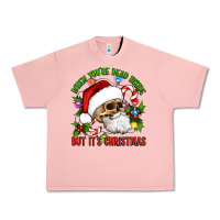 Salmon When You're Dead Inside But It's Christmas Hippie Skeleton Santa Urban Heavy Tee - Artiststas