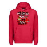 Cardinal Christmas With My Tribe Premium Hoodie - Bettercallsaul
