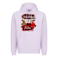 Lilac Christmas With My Tribe Premium Hoodie - Bettercallsaul