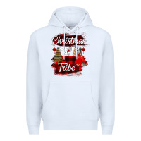 White Christmas With My Tribe Premium Hoodie - Bettercallsaul