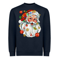 Navy santa with little christmas Heavyweight Sweatshirt - AdoDesignShop
