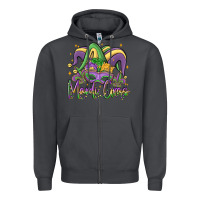 Smoke mardi gras Zipper Hoodie - MaliasSmallBusiness