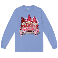 Colony Blue loads of love with flowers Long Sleeve Tee - NancyCooperArtShop