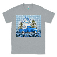 Heather Grey hello winter snowman truck Classic Tee - AdoDesignShop
